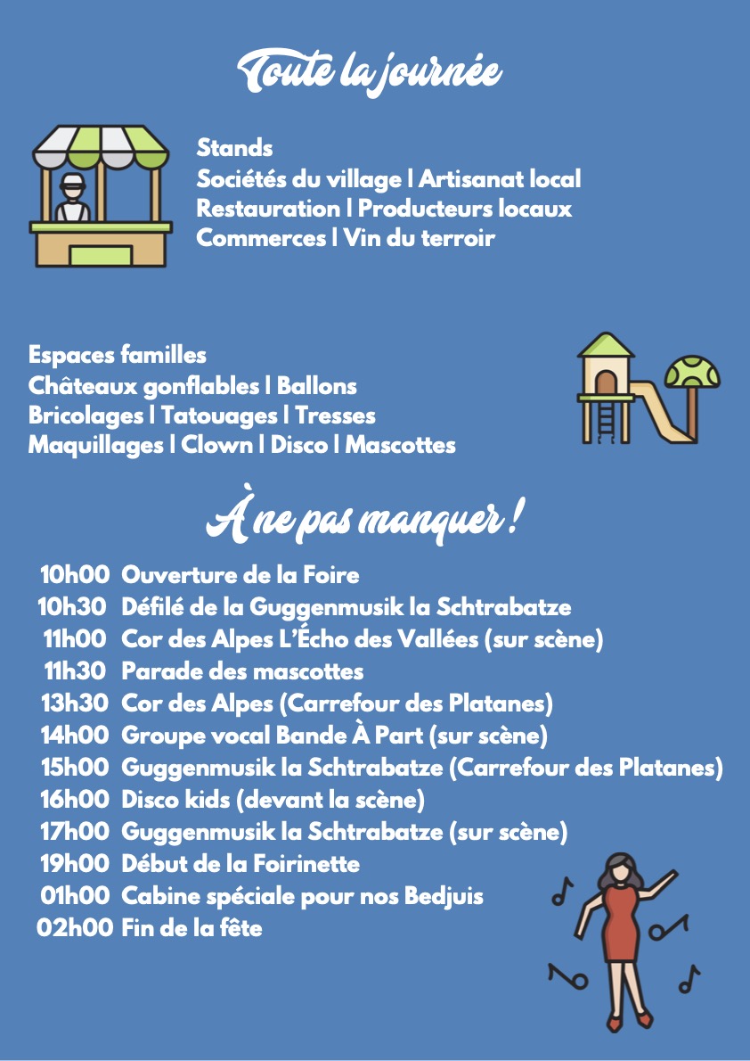Flyer Foire De Riddes 2026